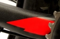 Czarna super mocna folia ochronna pod łańcuch NOSO bike protection