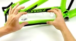 Osłona ramy roweru XXL pod łańcuch rower MTB, DH / TSS z żelem absorbującym