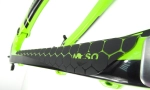 Osłona ramy roweru pod łańcuch rower MTB, DH - hybryda z żelem absorbującym,