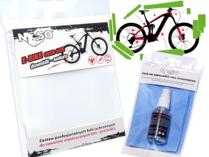 Folia ochronna na rower zjazdowy E-bike DH / ENDURO – NOSO STANDARD, zestaw XXL na cały rower