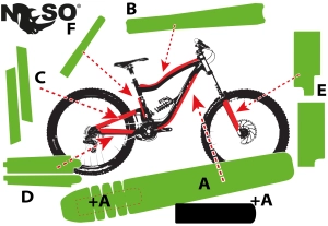 Konfigurator folii na rower DH / ENDURO ELITE PPFU – Sam Dobierasz 