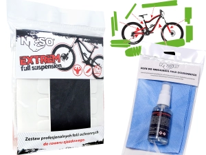 Folia ochronna na rower zjazdowy DH / ENDURO – NOSO STANDARD, zestaw XXL na cały rower