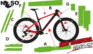 Konfigurator folii na rower MTB HARDTAIL ELITE PPFU – Sam Dobierasz